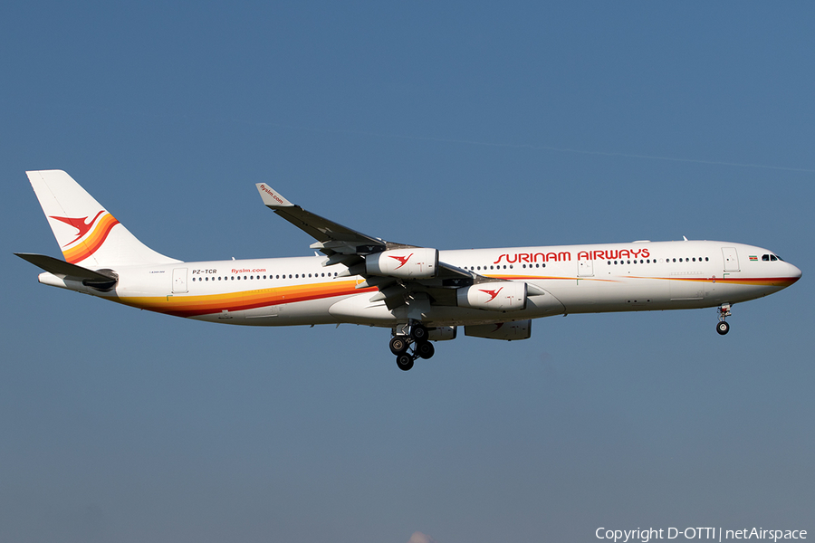 Surinam Airways Airbus A340-313 (PZ-TCR) | Photo 527316