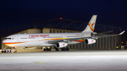 Surinam Airways Airbus A340-313 (PZ-TCR) at  Hamburg - Fuhlsbuettel (Helmut Schmidt), Germany