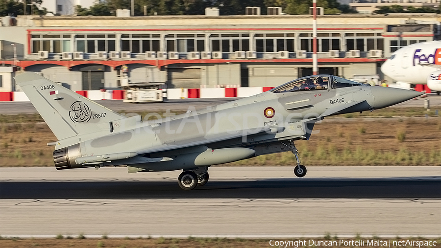 Qatar Emiri Air Force Eurofighter Typhoon FGR4 (QA406) | Photo 524413