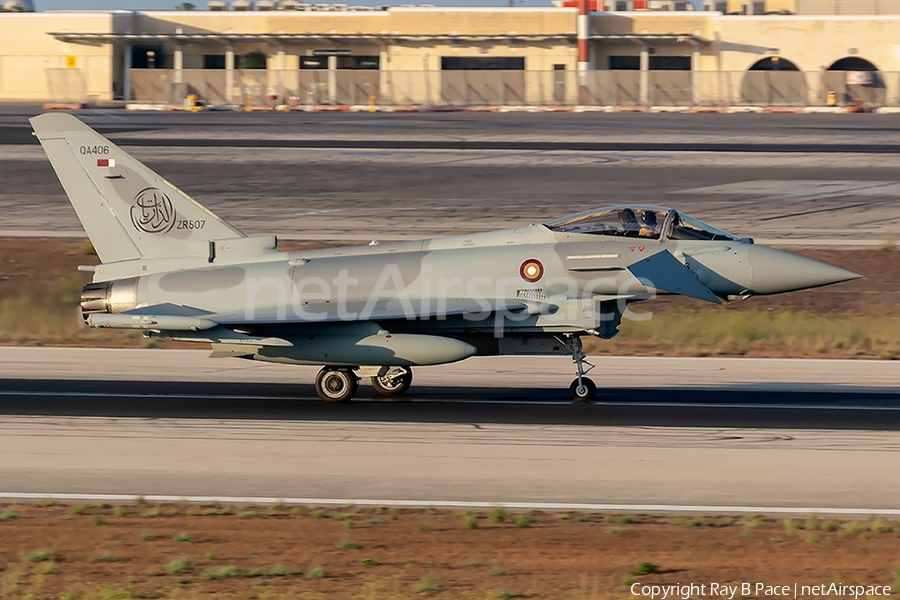 Qatar Emiri Air Force Eurofighter Typhoon FGR4 (QA406) | Photo 524437