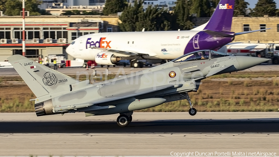 Qatar Emiri Air Force Eurofighter Typhoon FGR4 (QA407) | Photo 524414