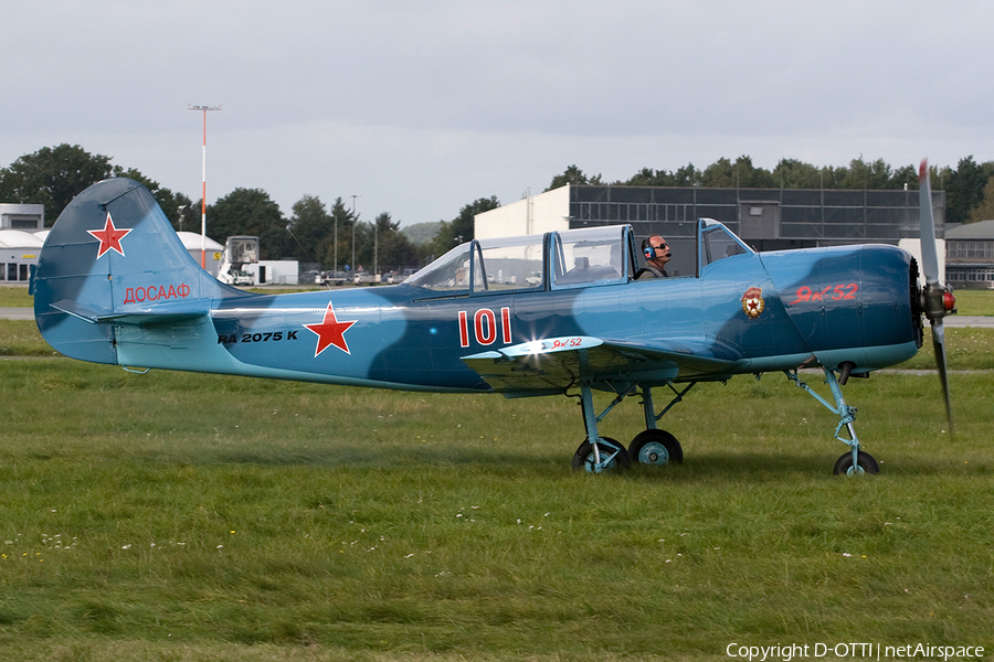 (Private) Yakovlev Yak-52 (RA-2075K) | Photo 270643