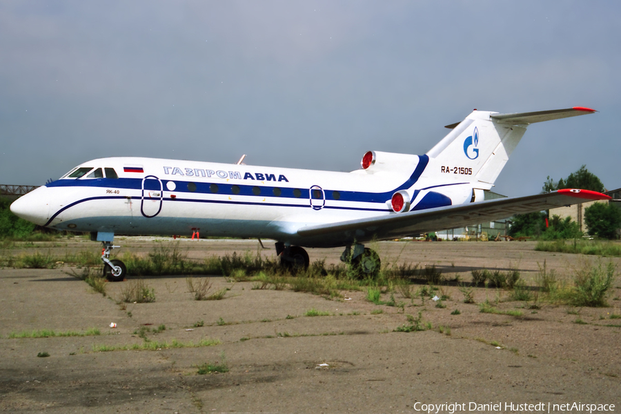 Gazpromavia Yakovlev Yak-40K (RA-21505) | Photo 487019