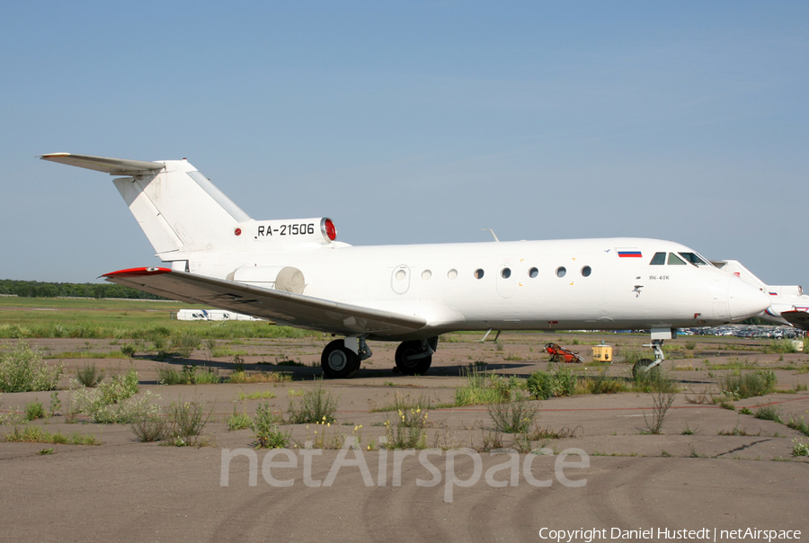 Aero Rent Yakovlev Yak-40KD (RA-21506) | Photo 421297