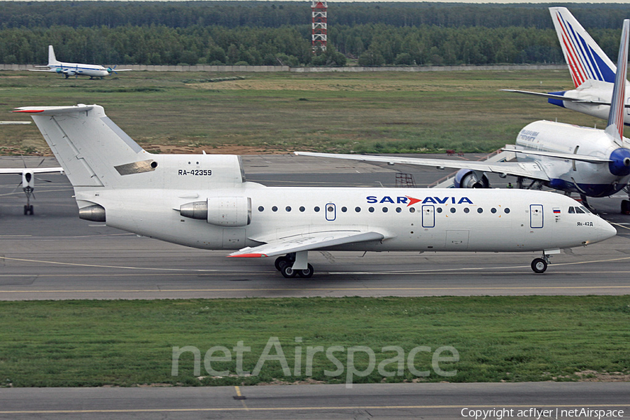 Saratov Airlines Yakovlev Yak-42D (RA-42359) | Photo 389026