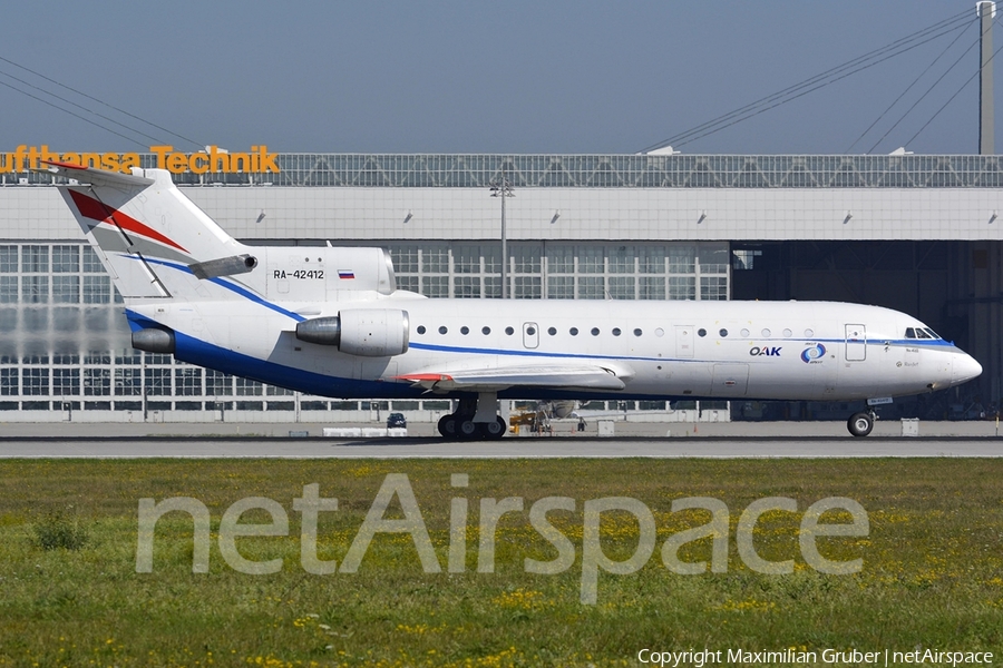 RusJet Yakovlev Yak-42D (RA-42412) | Photo 111463