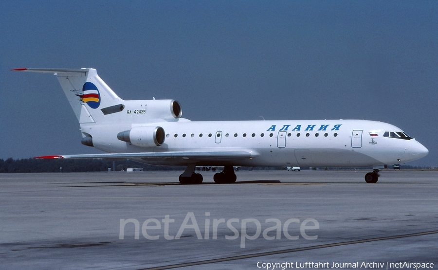 Alania Airlines Yakovlev Yak-42D (RA-42435) | Photo 415234