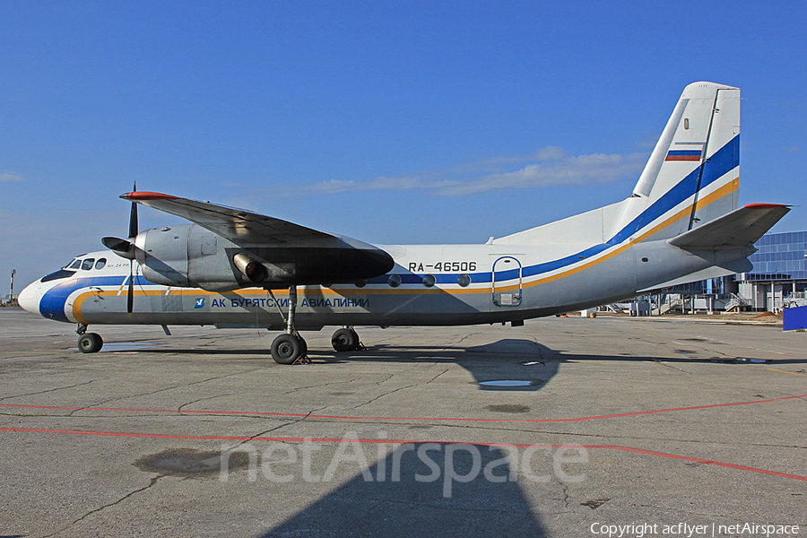 Buryat Airlines Antonov An-24RV (RA-46506) | Photo 331156