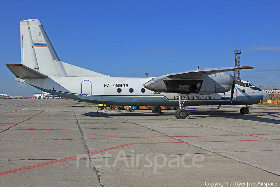 Novosibirsk Air Enterprise Antonov An-24RV (RA-46646) | Photo 331164