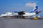 Yakutia Airlines Antonov An-24RV (RA-46665) at  Yakutsk, Russia