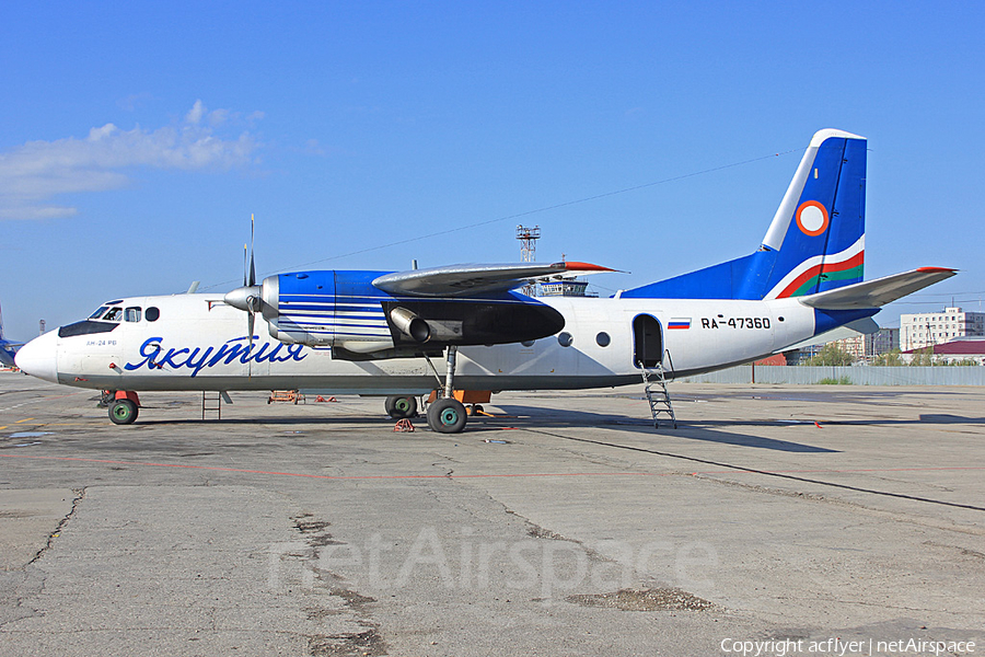 Yakutia Airlines Antonov An-24RV (RA-47360) | Photo 331158