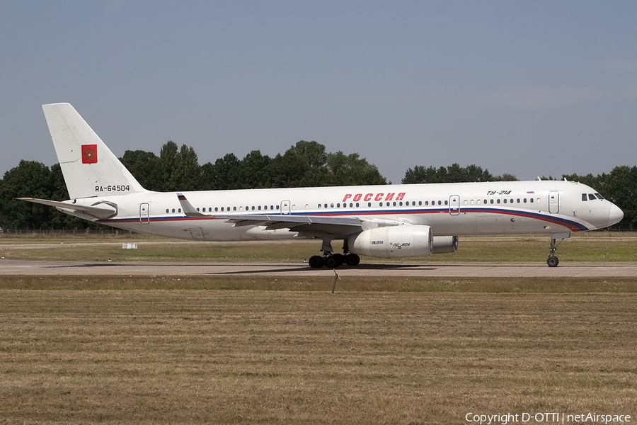 Rossiya - Russian Airlines Tupolev Tu-214 (RA-64504) | Photo 163172