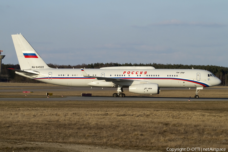 Russia - Special Flight Detachment Tupolev Tu-214SUS (RA-64522) | Photo 405314