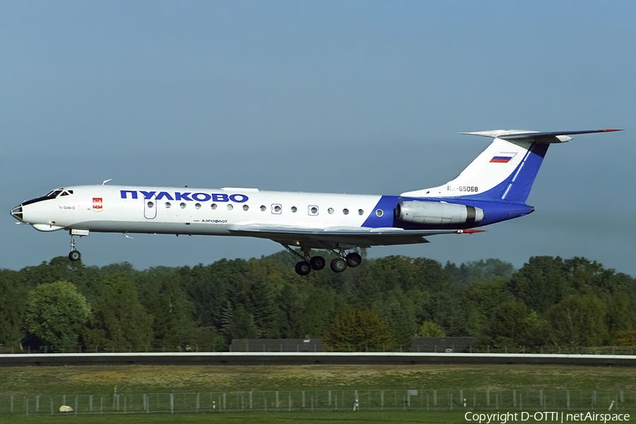 Pulkovo Aviation Enterprise Tupolev Tu-134A-3 (RA-65068) | Photo 436759