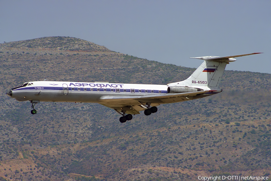 Aeroflot - Russian Airlines Tupolev Tu-134A-3 (RA-65103) | Photo 511360