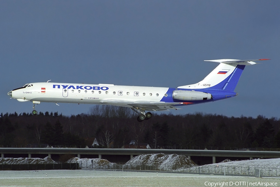 Pulkovo Aviation Enterprise Tupolev Tu-134A-3 (RA-65112) | Photo 383834