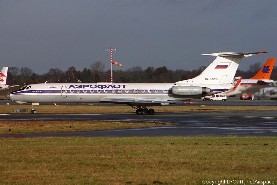 Aeroflot - Russian Airlines Tupolev Tu-134A-3 (RA-65113) | Photo 287362