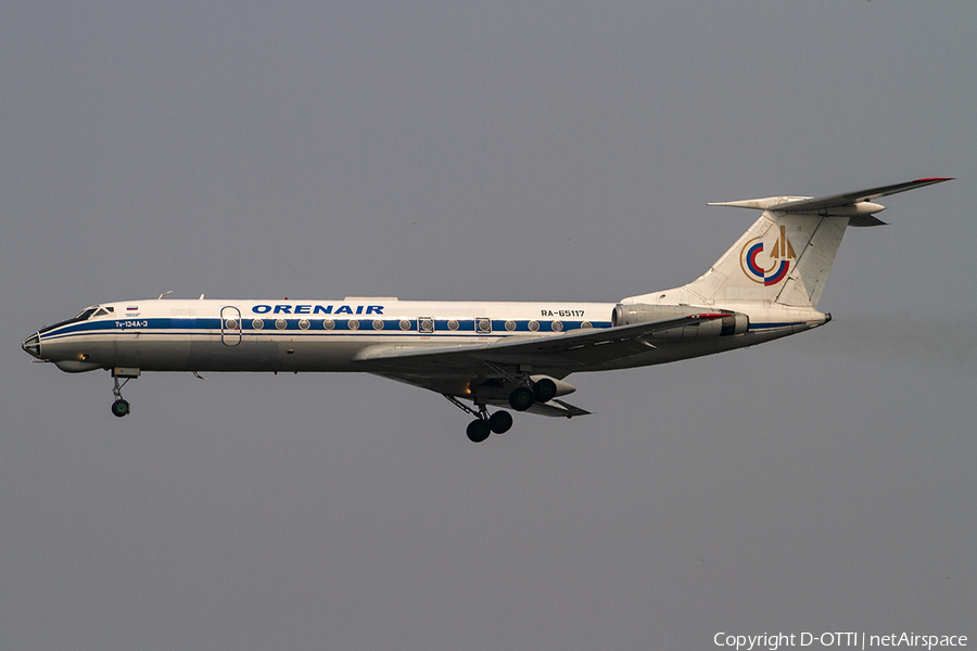 Orenair Tupolev Tu-134A-3 (RA-65117) | Photo 307512