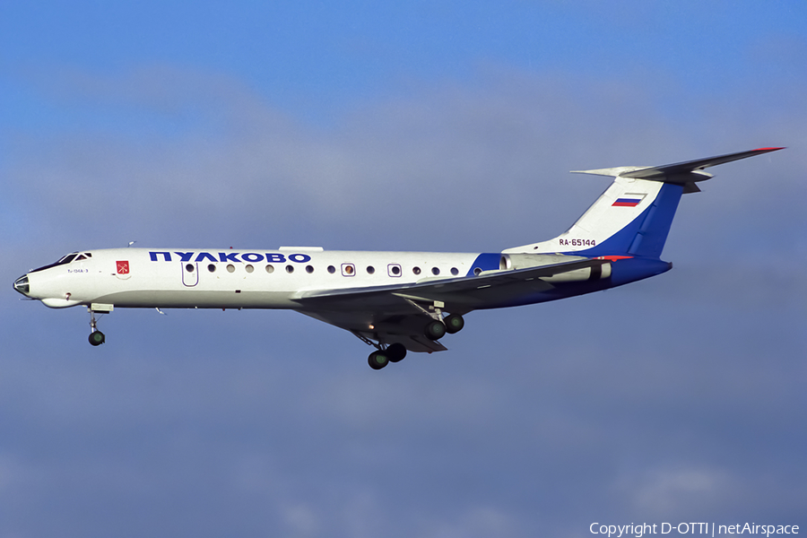 Pulkovo Aviation Enterprise Tupolev Tu-134A-3 (RA-65144) | Photo 542357