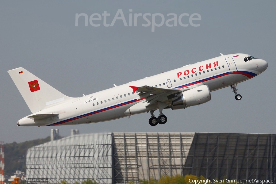 Russia - Special Flight Detachment Airbus A319-115 CJ (D-AVYN) | Photo 35668