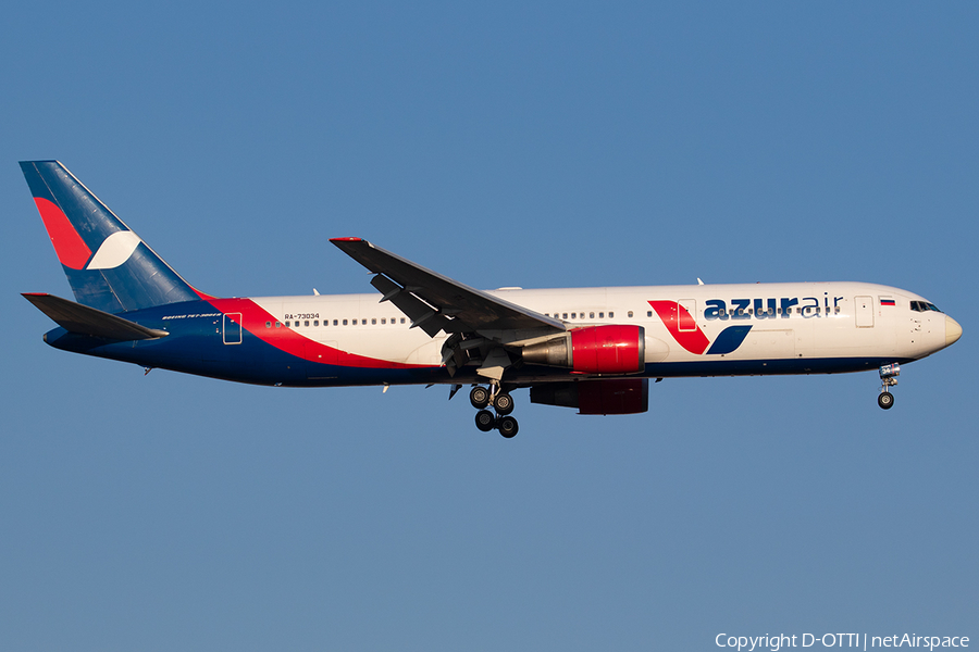 Azur Air Boeing 767-306(ER) (RA-73034) | Photo 646712