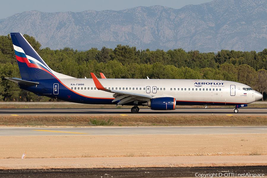 Aeroflot - Russian Airlines Boeing 737-8LJ (RA-73098) | Photo 601127