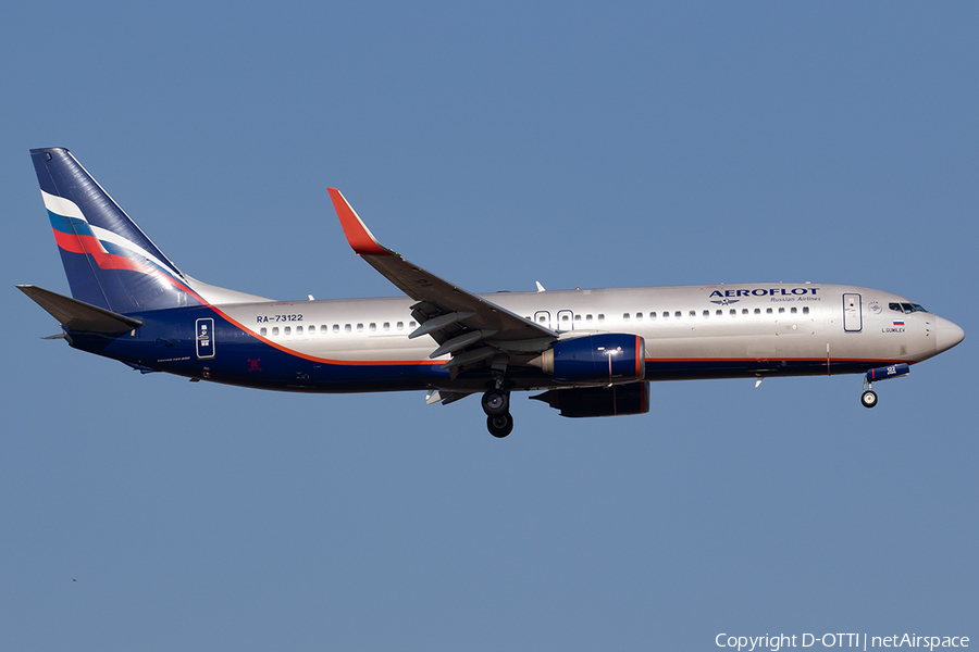 Aeroflot - Russian Airlines Boeing 737-8LJ (RA-73122) | Photo 641019