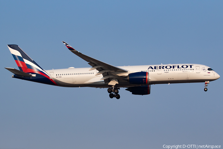 Aeroflot - Russian Airlines Airbus A350-941 (RA-73151) | Photo 647360