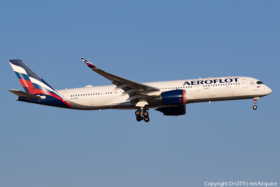 Aeroflot - Russian Airlines Airbus A350-941 (RA-73155) | Photo 644819