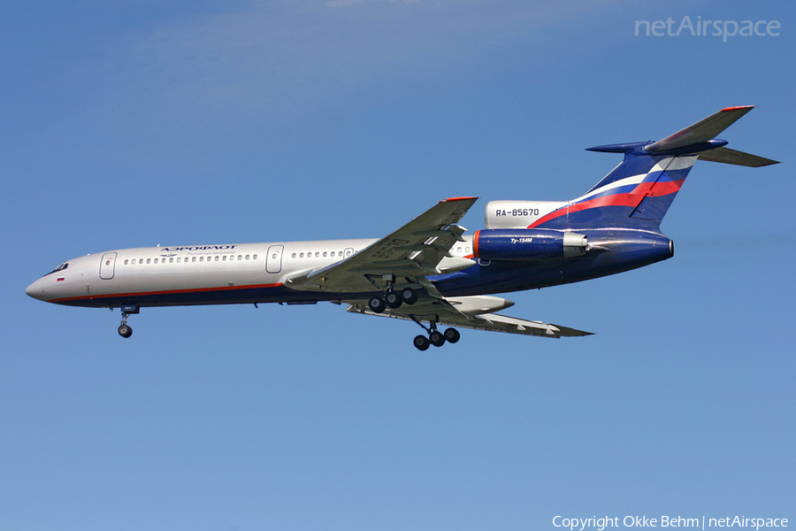 Aeroflot - Russian Airlines Tupolev Tu-154M (RA-85670) | Photo 37623