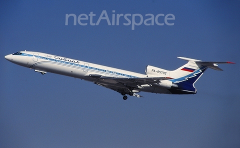 Siberia Airlines Tupolev Tu-154M (RA-85705) at  Dubai - International, United Arab Emirates