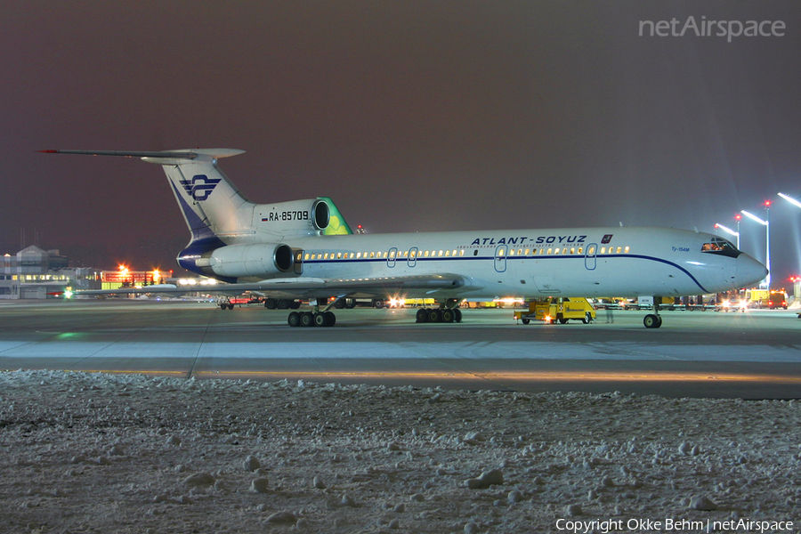 Atlant-Soyuz Airlines Tupolev Tu-154M (RA-85709) | Photo 38229