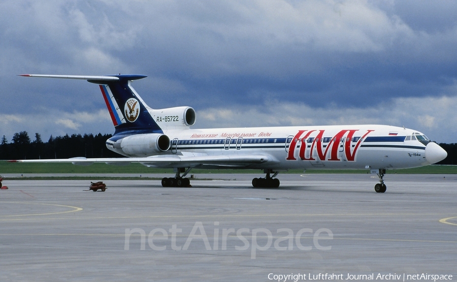 KMV - Kavkazskie Mineralnye Vody Tupolev Tu-154M (RA-85722) | Photo 415802