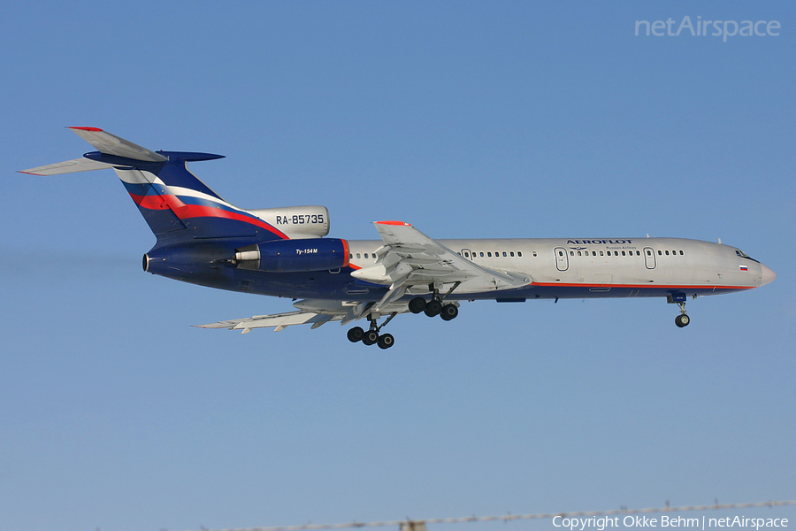 Aeroflot - Russian Airlines Tupolev Tu-154M (RA-85735) | Photo 39700