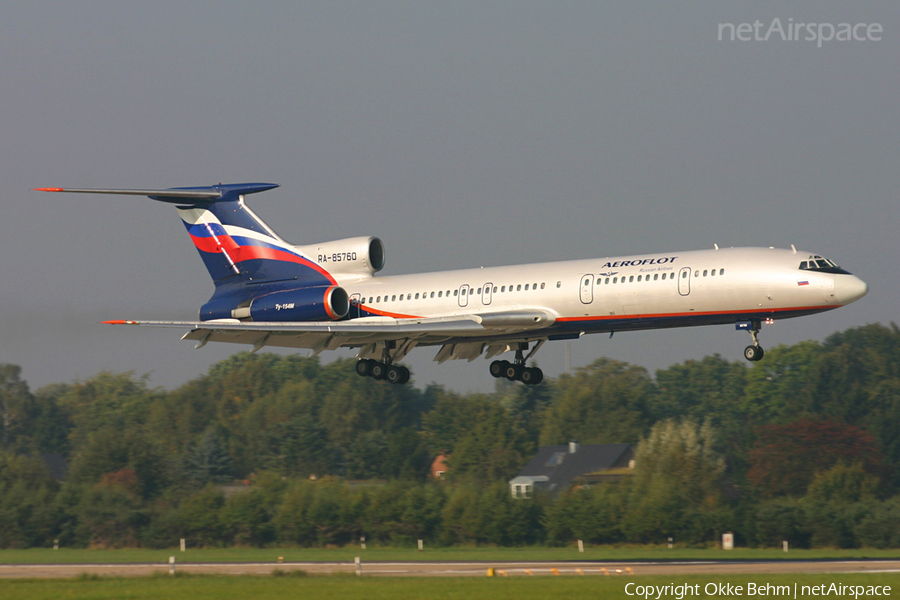 Aeroflot - Russian Airlines Tupolev Tu-154M (RA-85760) | Photo 38016