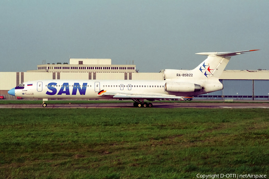 SAN Air Company Tupolev Tu-154M (RA-85822) | Photo 146430