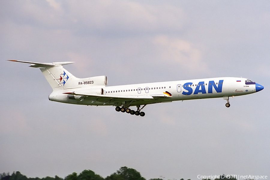SAN Air Company Tupolev Tu-154M (RA-85823) | Photo 147412