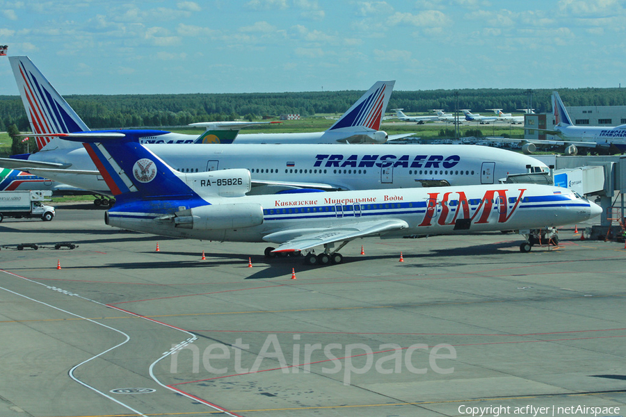 KMV - Kavkazskie Mineralnye Vody Tupolev Tu-154M (RA-85826) | Photo 186381