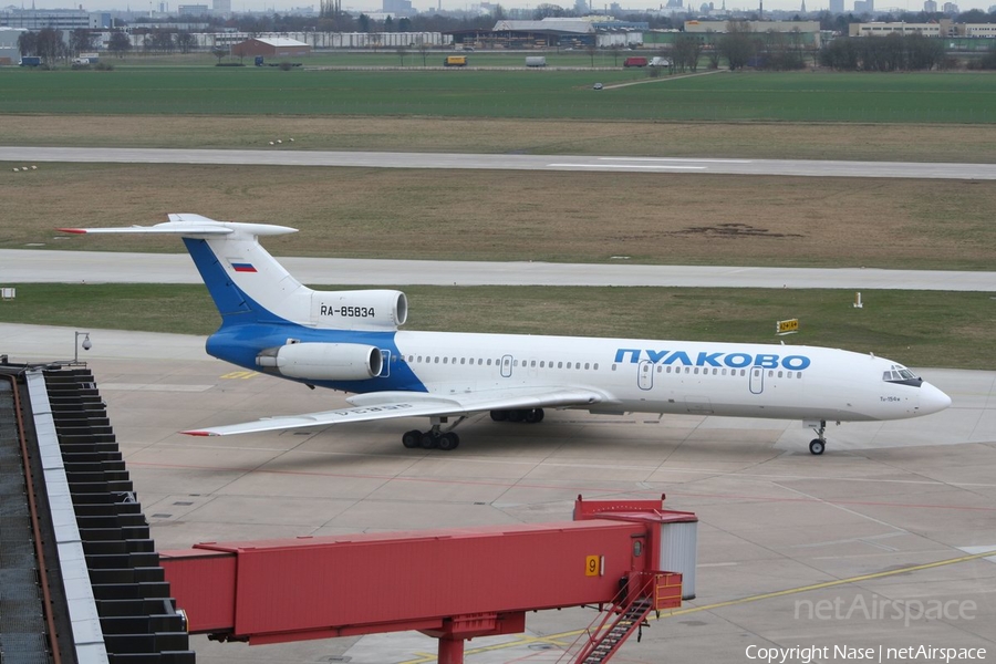 Pulkovo Aviation Enterprise Tupolev Tu-154M (RA-85834) | Photo 279116