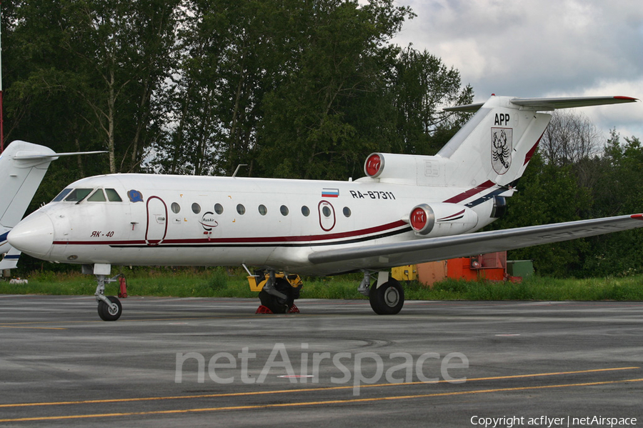 RusAir Yakovlev Yak-40 (RA-87311) | Photo 153883