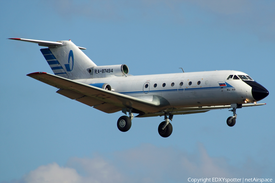 Gazpromavia Yakovlev Yak-40 (RA-87494) | Photo 277040