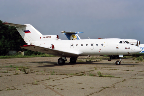 Bugulma Air Enterprise Yakovlev Yak-40 (RA-87517) at  Bykovo, Russia