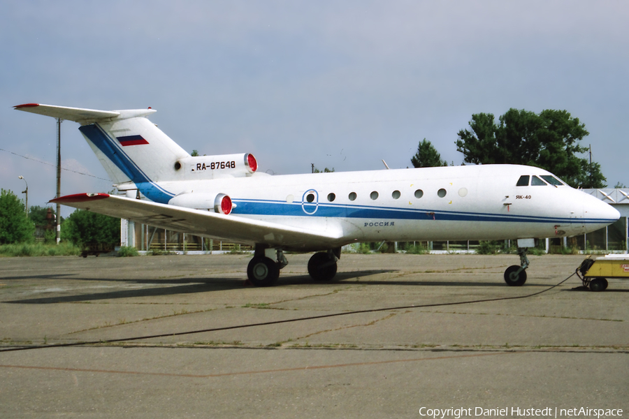 YAK Service Yakovlev Yak-40 (RA-87648) | Photo 489516