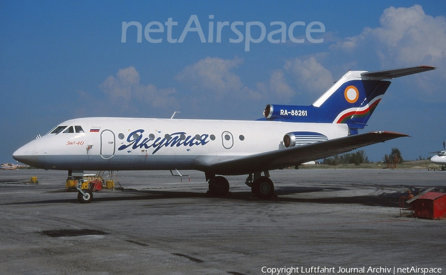 Yakutia Airlines Yakovlev Yak-40 (RA-88261) | Photo 400029