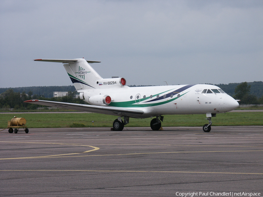 Ilavia Yakovlev Yak-40 (RA-88294) | Photo 495692