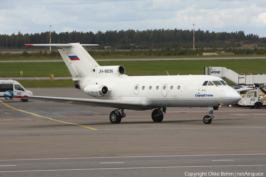 Severstal Air Company Yakovlev Yak-40 (RA-88296) | Photo 104644
