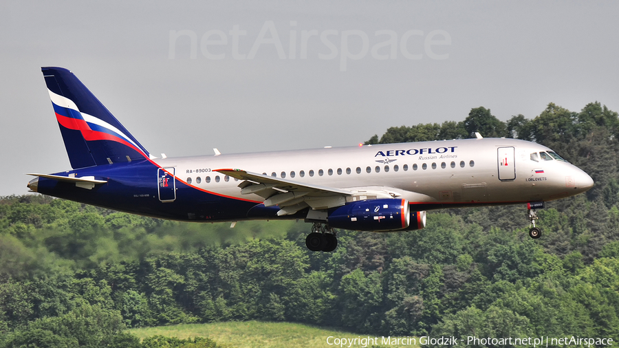 Aeroflot - Russian Airlines Sukhoi Superjet 100-95 (RA-89003) | Photo 409712