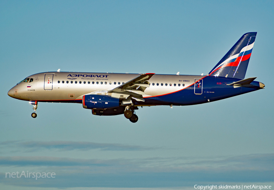 Aeroflot - Russian Airlines Sukhoi Superjet 100-95B (RA-89103) | Photo 246813
