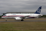 Sukhoi Design Bureau Sukhoi Superjet 100-95 (RA-97005) at  Farnborough, United Kingdom