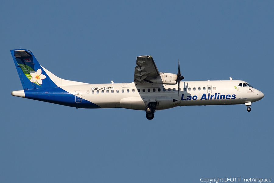 Lao Airlines ATR 72-500 (RDPL-34173) | Photo 284907
